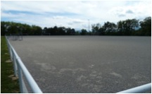 Terrain stabilisé après transformation Terrain stabilisé avant transformation